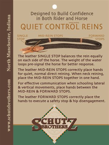 Quiet Control Reins - Instilling Harmony Between Horse & Rider